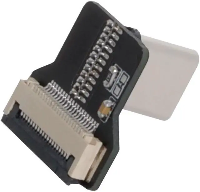 Alt view image 4 of 5 - Cablecc USB-C CYFPV Type-C USB2.0 Male Connector Down Angled for FPV HDTV Multicopter Aerial Photography