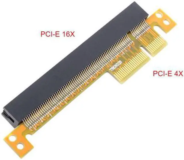 Alt view image 2 of 7 - Cablecc CY EP-003 PCI-E Express 4x to PCIE 16x Extender Converter Riser Card Adapter Male to Female