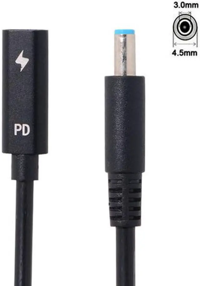 Alt view image 3 of 5 - CY Type C USB-C Female Input to 4.5*3.0mm Cable UC-109-4530HP