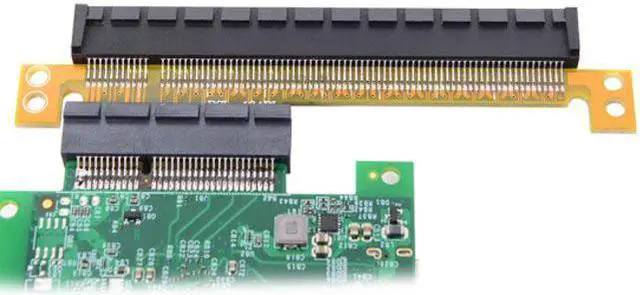 Alt view image 5 of 7 - Cablecc CY EP-003 PCI-E Express 4x to PCIE 16x Extender Converter Riser Card Adapter Male to Female