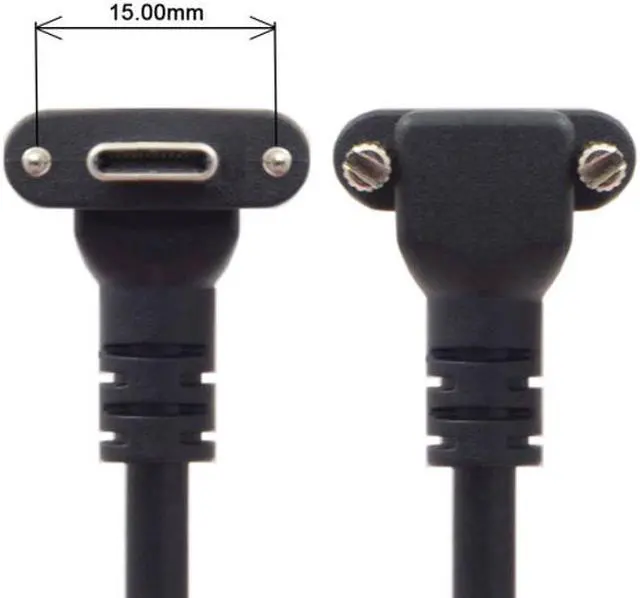 Alt view image 4 of 7 - Chenyang 5.0m Fit for Oculus Link VR USB 3.1 Type-C Dual Screw Locking to Standard USB3.0 Data Cable