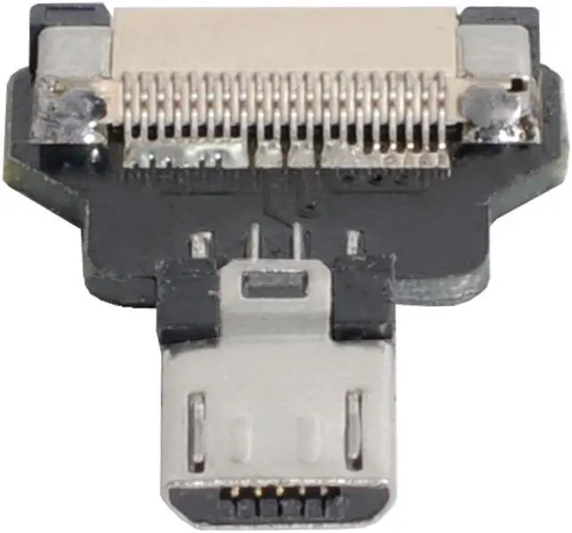Alt view image 3 of 5 - Cablecc Micro USB2.0 CYFPV Male Connector Straight for FPV HDTV Multicopter Aerial Photography