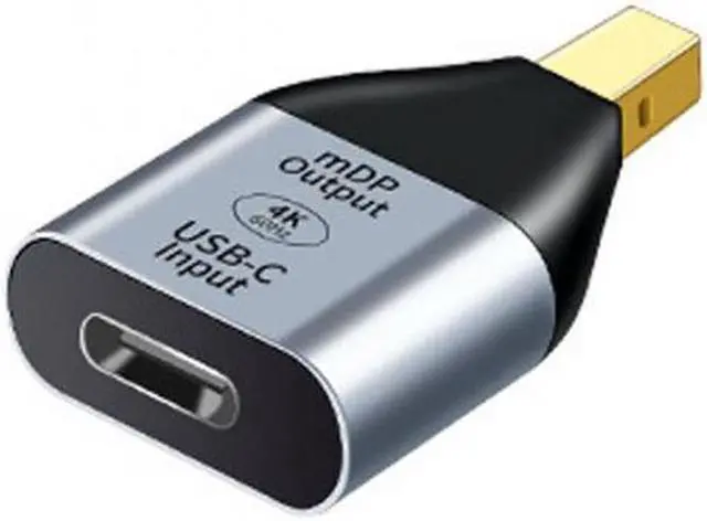 Alt view image 2 of 7 - Xiwai USB-C Type C Female Source to Mini Displayport DP Sink HDTV Adapter 4K 60hz 1080p for Tablet & Phone & Laptop