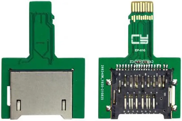 Alt view image 2 of 7 - Cablecc TF Micro SD Male Extender to SD Card Female Extension Adapter PCBA SD/SDHC/SDXC UHS-III UHS-3 UHS-2