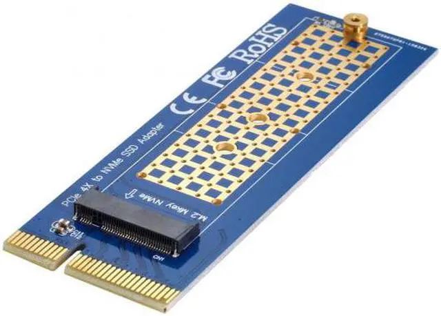 Alt view image 2 of 7 - Cablecc NGFF M-key NVME AHCI SSD to PCI-E Express 3.0 4X Vertical Adapter for SSD & Motherboard