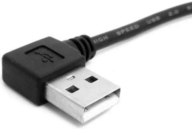 Alt view image 5 of 7 - CY Left Angled USB 2.0 A Male to B Male Angled 90 Degree Printer Cable 50cm 100cm