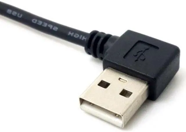 Alt view image 6 of 7 - CY Right Angled USB 2.0 A Male - B Male Printer Scanner 90 Degree Cable 50cm 100cm