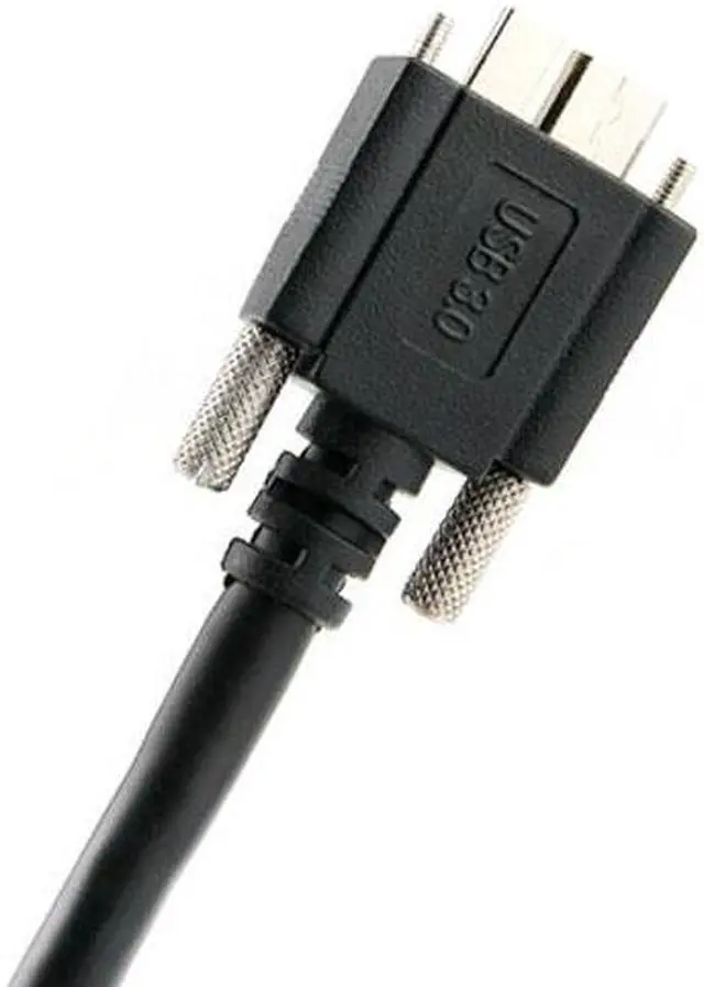 Alt view image 3 of 7 - Chenyang CY USB 3.0 A type Cable Male to Micro USB 3.0 B Male with Mount Panel Screws for Hard Disk Mobile Phone