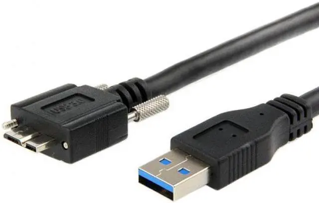 Alt view image 4 of 7 - Chenyang CY USB 3.0 A type Cable Male to Micro USB 3.0 B Male with Mount Panel Screws for Hard Disk Mobile Phone