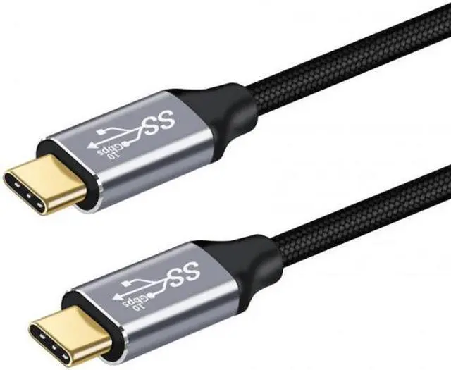 Alt view image 2 of 7 - Xiwai Type-C USB-C Male to Male USB3.1 10Gbps 100W Data Cable with E-marker for Laptop and Phone