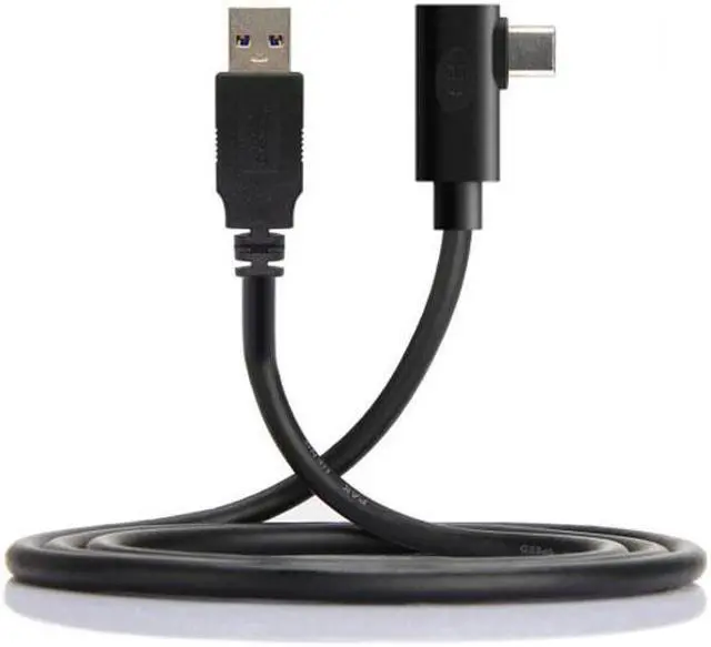 Alt view image 3 of 7 - CY Fit for Oculus Link VR USB 3.1 Type-C Left Right Angled Type to Standard USB3.0 Data Cable