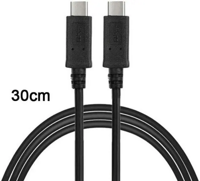 Main image of Cablecc 30cm USB-C USB 3.1 Type C Male Connector to Male Data Cable for Tablet and Phone and Mac and Hard Disk Drive