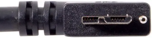 Alt view image 5 of 7 - Chenyang CY 1.2m 90 Degree Right Angled Micro USB Screw Mount to 3.0 Data Cable for Industrial Camera