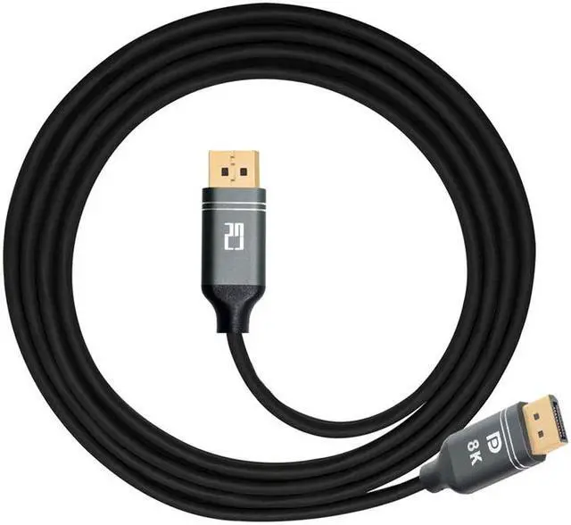 Alt view image 4 of 7 - CY DisplayPort 1.4 DP to DP Cable 8K 60hz Cable Ultra-HD UHD 4K 144hz 7680*4320 for PC Laptop TV