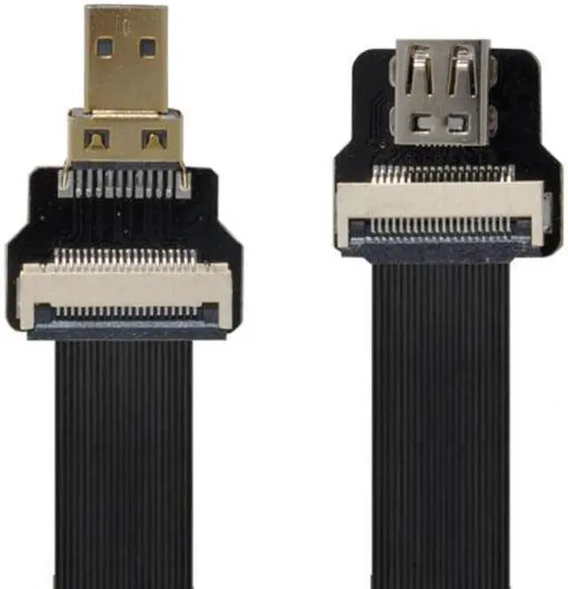 Main image of CY CYFPV Micro HDMI Male to Micro HDMI Female Extension FPC Flat Cable 1080P for FPV HDTV Multicopter Aerial Photography