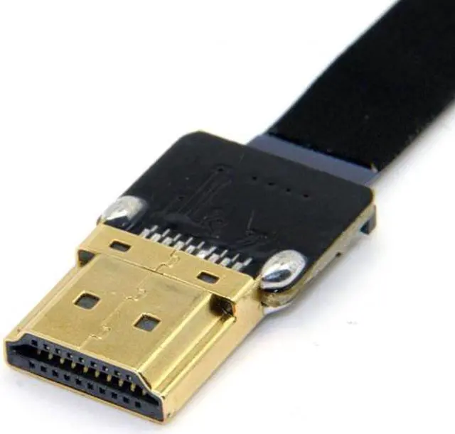 Main image of CY CYFPV 90 Degree Down Angled FPV Micro HDMI Male to HDMI Male FPC Flat Cable 20cm for FPV HDTV Multicopter Aerial Photography