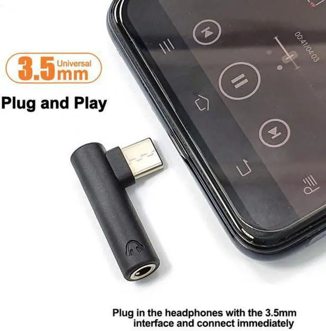 Main image of CY 5pcs/set Type-C to 3.5mm Earphone Adapter 90 Degree Angled Type USB-C 3.1 Male to AUX Audio Female