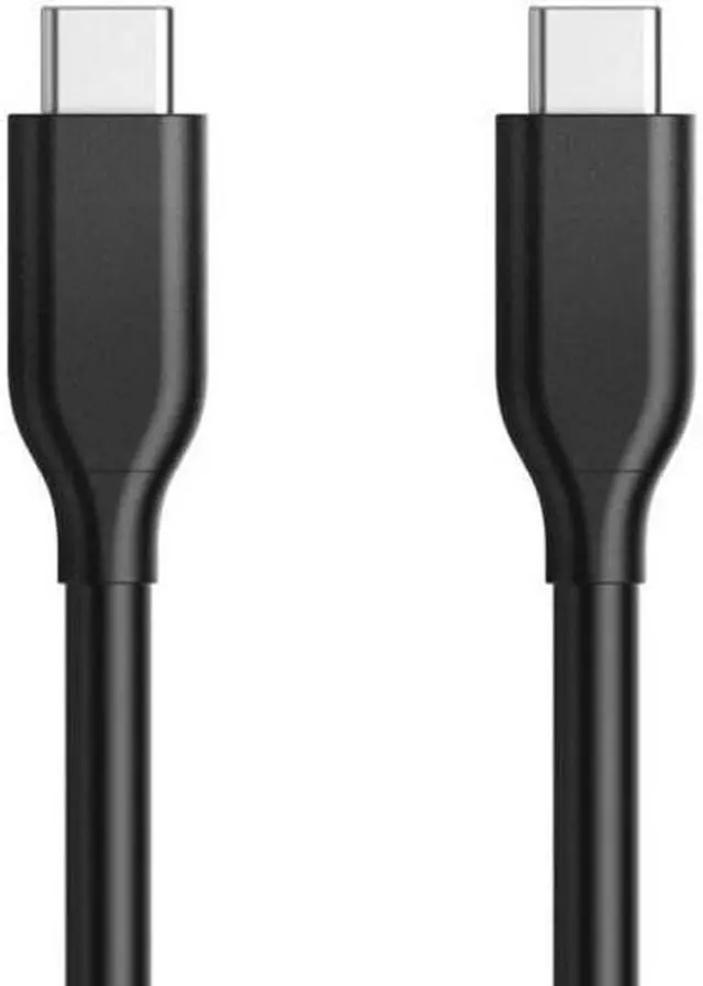 Alt view image 3 of 7 - CY 200cm Black Type-C USB-C Male to Male USB 2.0 Version Data Cable Support PD 65W for Laptop  Phone