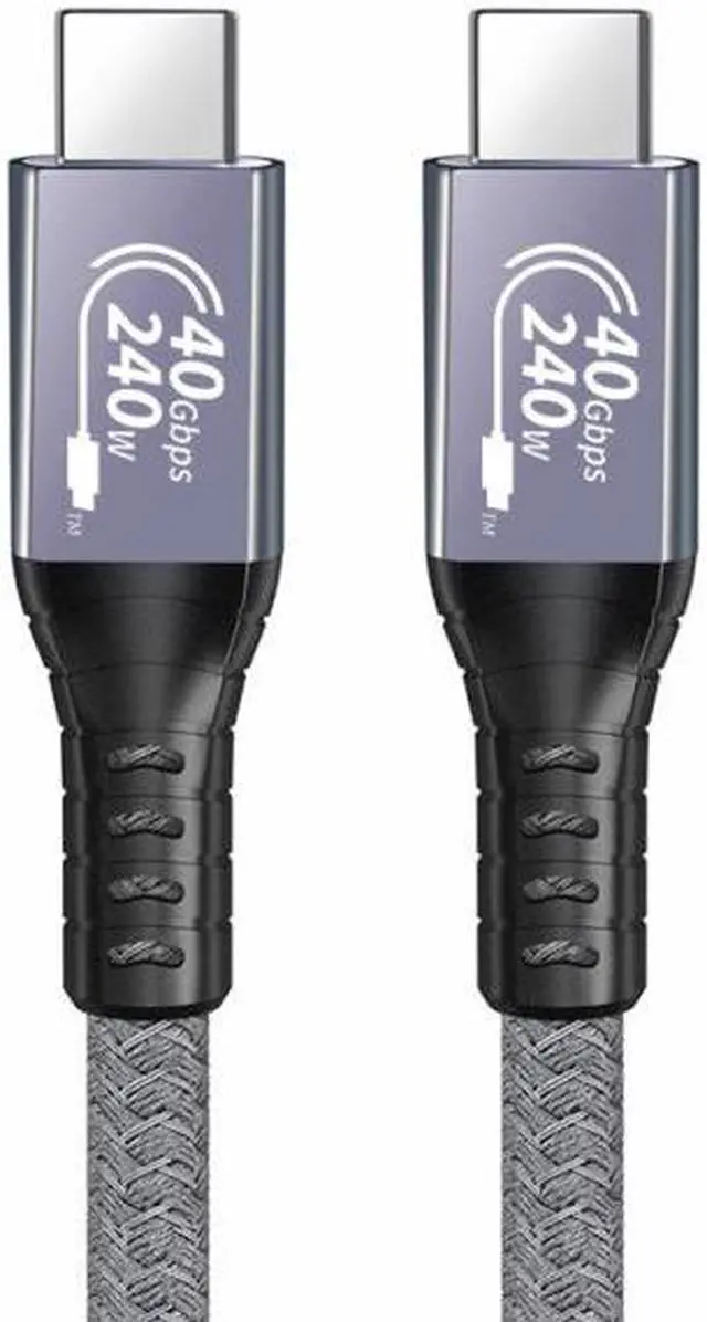 Main image of Jimier 100cm USB-IF Certification 240W USB4 Cable 40Gbps Compatible with Thunderbolt 34 with 100W Charging and 8K@60Hz 5K