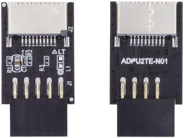 Alt view image 7 of 7 - Xiwai CY  UC-095 USB 3.1 Front Panel Socket Key-A Type-E to USB 2.0 9Pin 10Pin Mainboard Header Male Extension Adapter