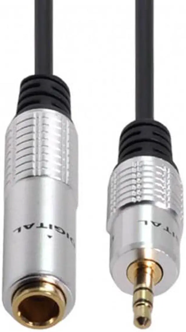 Alt view image 5 of 7 - Cablecc CY CA-025 Audio Aux 6.35mm 1/4" Female to 3.5mm 1/8" Male Stereo Headphone Plug Adapter Converter Cable 20cm