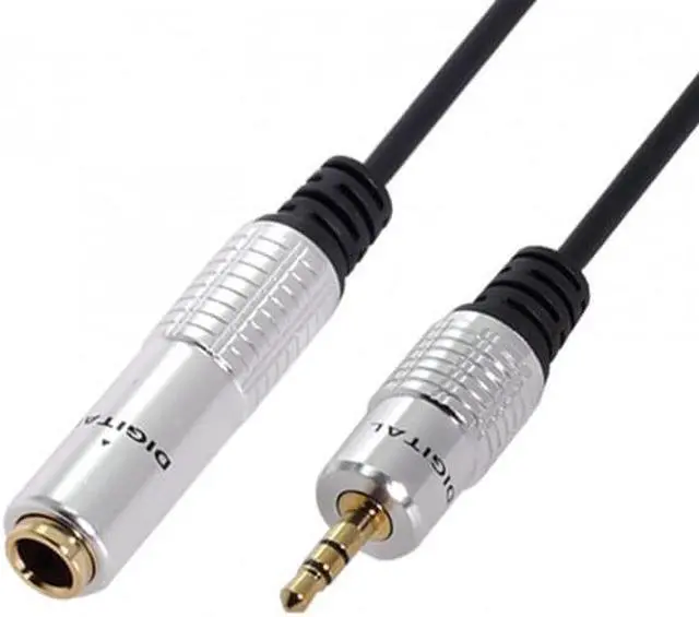 Alt view image 6 of 7 - Cablecc CY CA-025 Audio Aux 6.35mm 1/4" Female to 3.5mm 1/8" Male Stereo Headphone Plug Adapter Converter Cable 20cm