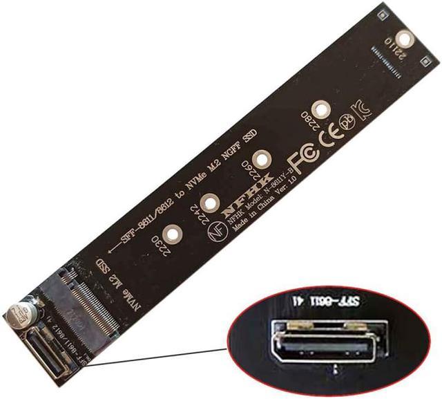 Chenyang SF-046 Oculink SFF-8612 SFF-8611 to M.2 Kit NGFF M-Key to NVME  PCIe SSD 2280 22110mm Adapter for Mainboard