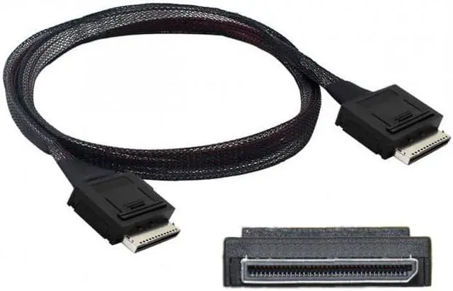 Main image of Cablecc CY SF-049 OCuLink PCIe PCI-Express SFF-8611 8x 8-Lane to OCuLink SFF-8611 8x SSD Data Active Cable 50cm