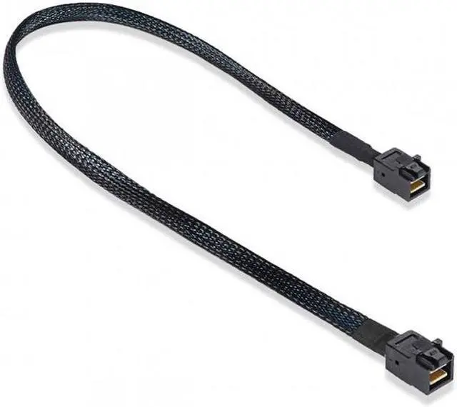 Alt view image 3 of 7 - Xiwai CY  SF-068 Internal Mini SAS HD SFF-8643 to Mini SAS High Density HD SFF-8643 Data Server Disk Raid Cable 50cm