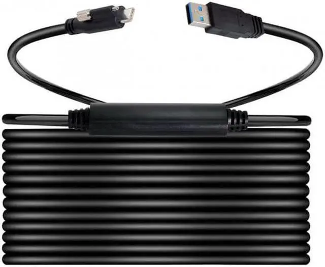 Alt view image 3 of 7 - Chenyang UC-045-8.0M 8m USB 3.1 Type-C Single Screw Locking to USB3.0 Data Cable Mount Type for Industrial Camera RecorderLaptop PCDisk