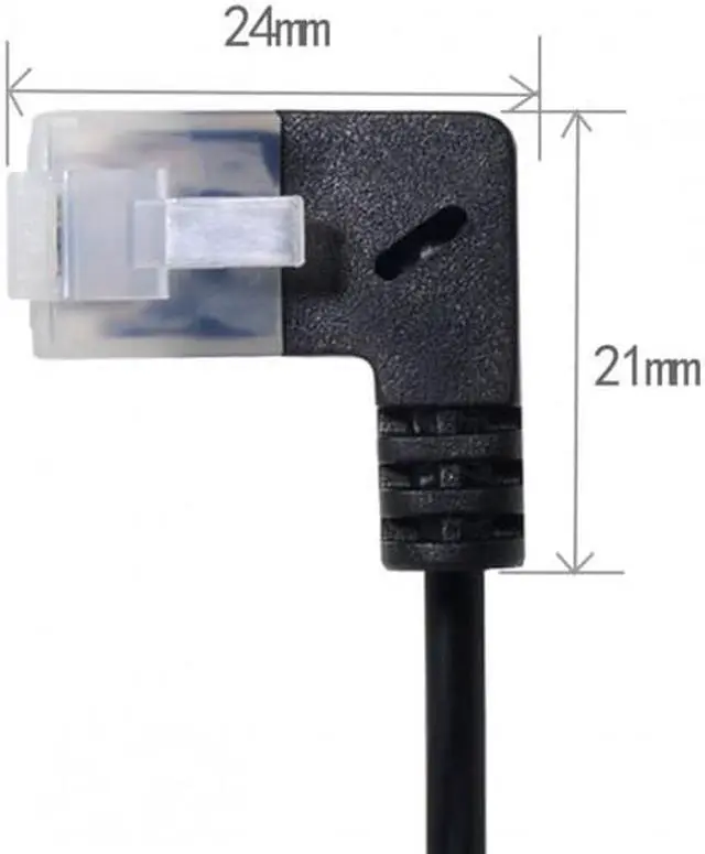 Alt view image 4 of 6 - Xiwai Ultra Slim Cat6 Ethernet Cable RJ45 Right Angled to Straight UTP Network Cable Patch Cord 90 Degree Cat6a Lan for Laptop Router TV BOX