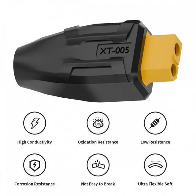 Alt view image 6 of 7 - Jimier XT60 Female SC100 Protocol to DC 5.5x2.1mm Female Fast Charging Adapter for RC Lipo Battery Quadcopter Multicopter Aeromodelling