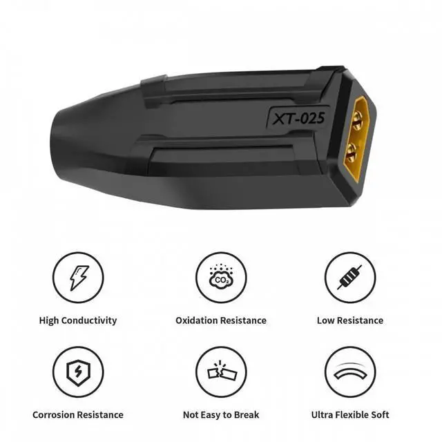 Alt view image 6 of 7 - Cablecc XT60 Male SC100 Protocol to DC 5.5x2.1mm Female Fast Charging Adapter for RC Lipo Battery Quadcopter Multicopter Aeromodelling