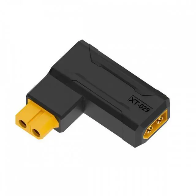 Alt view image 2 of 7 - Jimier XT60 Male SC100 Protocol to XT60 Female Fast Charging Angled Horizontal Adapter for RC Lipo Battery Quadcopter Multicopter Aeromodelling