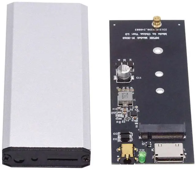 Alt view image 2 of 7 - Cablecc Oculink SFF-8612 SFF-8611 to M.2 NGFF M-Key to NVME PCIe SSD 2280 SSD Enclosure Adapter for Mainboard