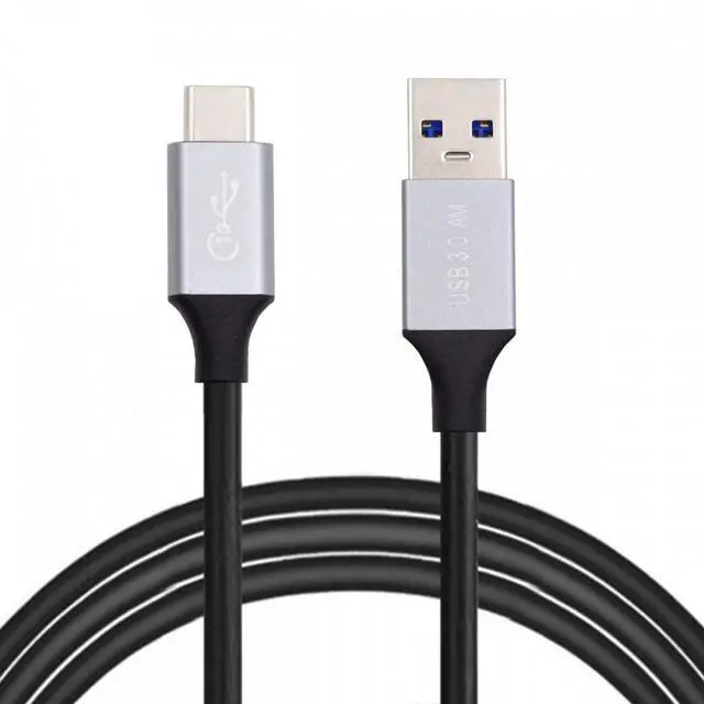 Alt view image 2 of 7 - Jimier 30cm 10Gbps USB 3.1 Type C Male to USB3.0 Type A Male Data Power Cable 5V3A for Laptop Phone Disk