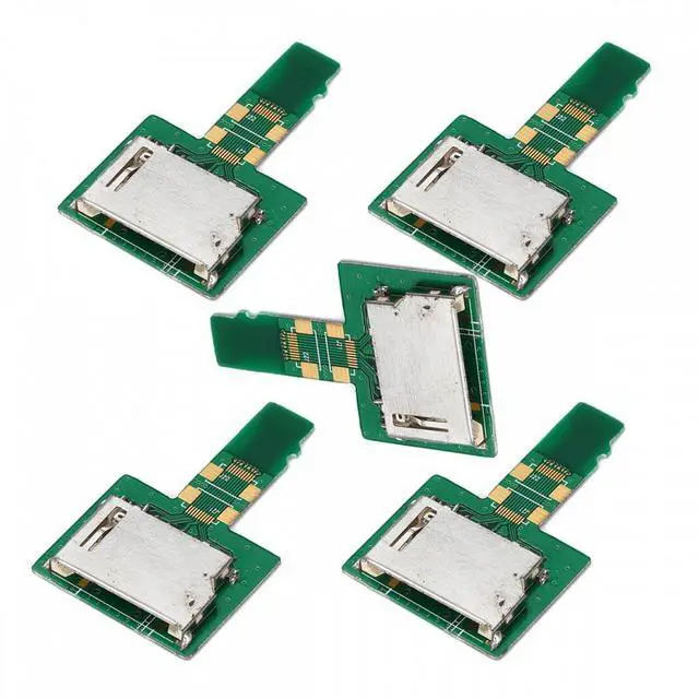 Alt view image 2 of 5 - Cablecc 5pcs/lot Micro SD TF Memory Card Kit Male to Standard SD Female Extension Adapter Extender PCBA Reader for Car GPS Phone