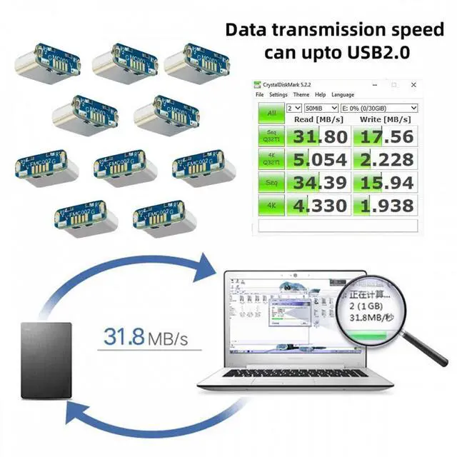 Alt view image 6 of 7 - CY 10pcs/lot DIY Solder Type-C Female Socket Connector Replace for Micro-USB 5Pin Female SMT Type DC 5V Power