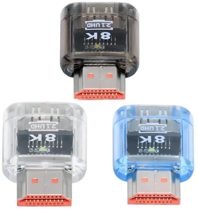 Main image of Chenyang 3pcs/set HDMI Male to HDMI 2.1 Female UHD Extension Adapter Extender with Smart LED Light Support 8K 60hz HDTV