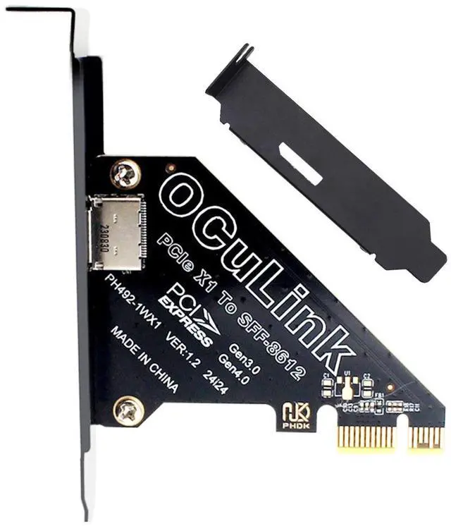 Main image of Chenyang PCI-Express 4.0 PCIE 1x to Oculink SFF-8612 SFF-8611 Host Card for U.2 SSD eGPU External Graphics Card Dock