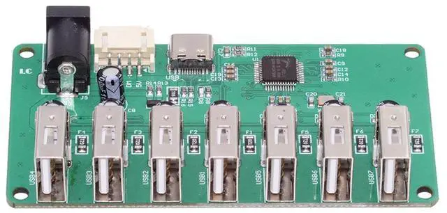 Main image of Chenyang USB2.0 Type-C & 4Pin Pitch=2.0mm Wafer 1-to-7 Ports Type-A HUB PCBA PCs 4 Devices for Keyboard Mouse Scanner Printer