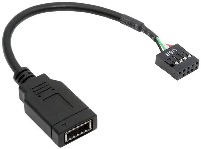 Main image of Chenyang Single USB 3.1 Front Panel Socket Key-A Type-E to USB 2.0 9Pin 10Pin Mainboard Header Male Extension Cable