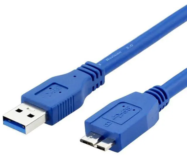 Alt view image 2 of 7 - CHENYANG USB 3.0 Standard A Type Male to Micro B Male cable 1m