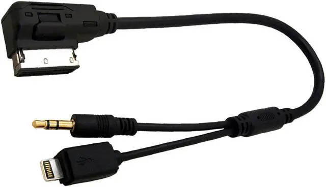 Alt view image 3 of 4 - CHENYANG Media In AMI MDI to Stereo 3.5mm Audio & iPhone 6 & Plus Aux Adapter Cable For Car VW AUDI 2014 A4 A6 Q5 Q7