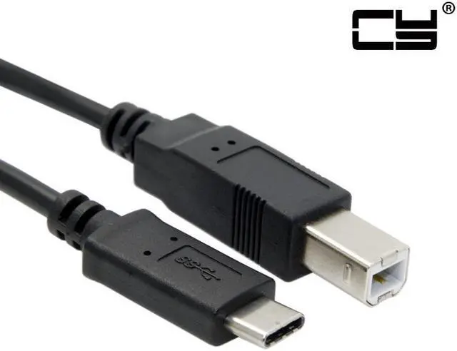 Main image of CHENYANG USB-C USB 3.1 Type C Male Connector to USB 2.0 B Type Male Data Cable for Cell Phone & Macbook & Laptop