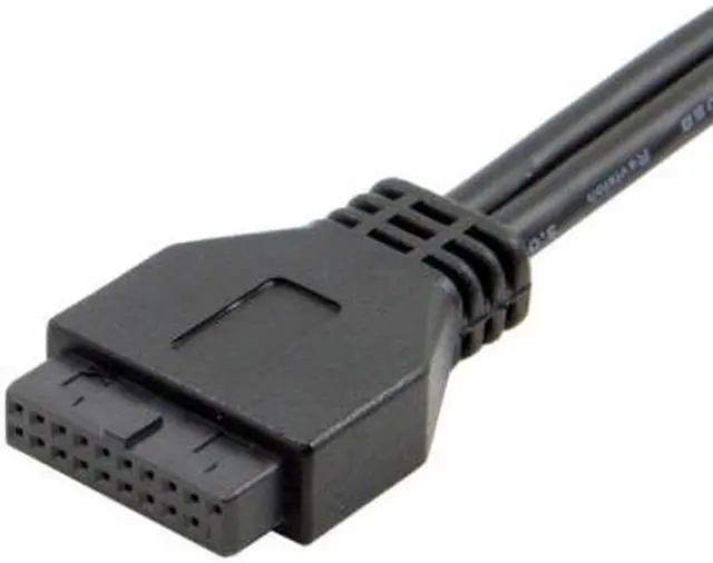 Alt view image 4 of 6 - Cablecc Single Port USB 3.1 Type C USB-C Female to USB 3.0 Motherboard 19pin Header Cable 40cm UC-365-0.4M