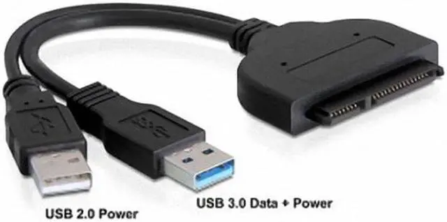 Alt view image 3 of 5 - CY USB 3.0 to SATA 22Pin 2.5" Hard disk driver Adapter With extral USB Power cable U3-067