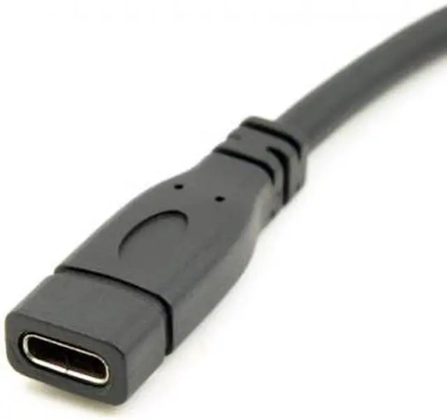 Alt view image 4 of 5 - Cablecc USB-C USB 3.1 Type C Male to Female Extension Data Cable for 12 inch Macbook Tablet & Cell Phone UC-363-BK