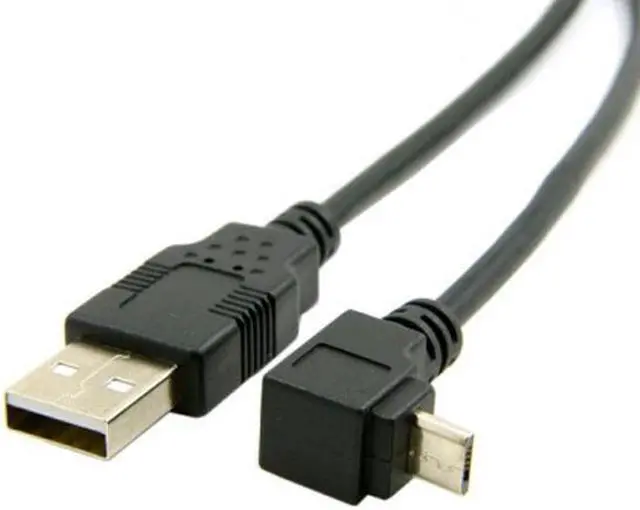 Alt view image 3 of 7 - CY 100cm Up Angled 90 Degree Micro USB Male to USB Data Charge Cable for Cell Phone & Tablet U2-204-1.0M