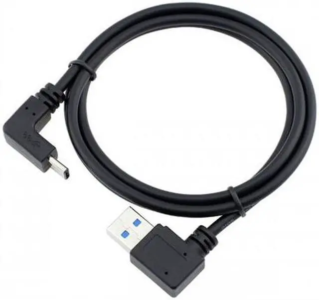 Alt view image 4 of 4 - CHENYANG USB 3.1 USB-C Up & Down Angled to 90 Degree Left Angled A Male Data Cable for Macbook & Tablet & Phone UC-298-LE